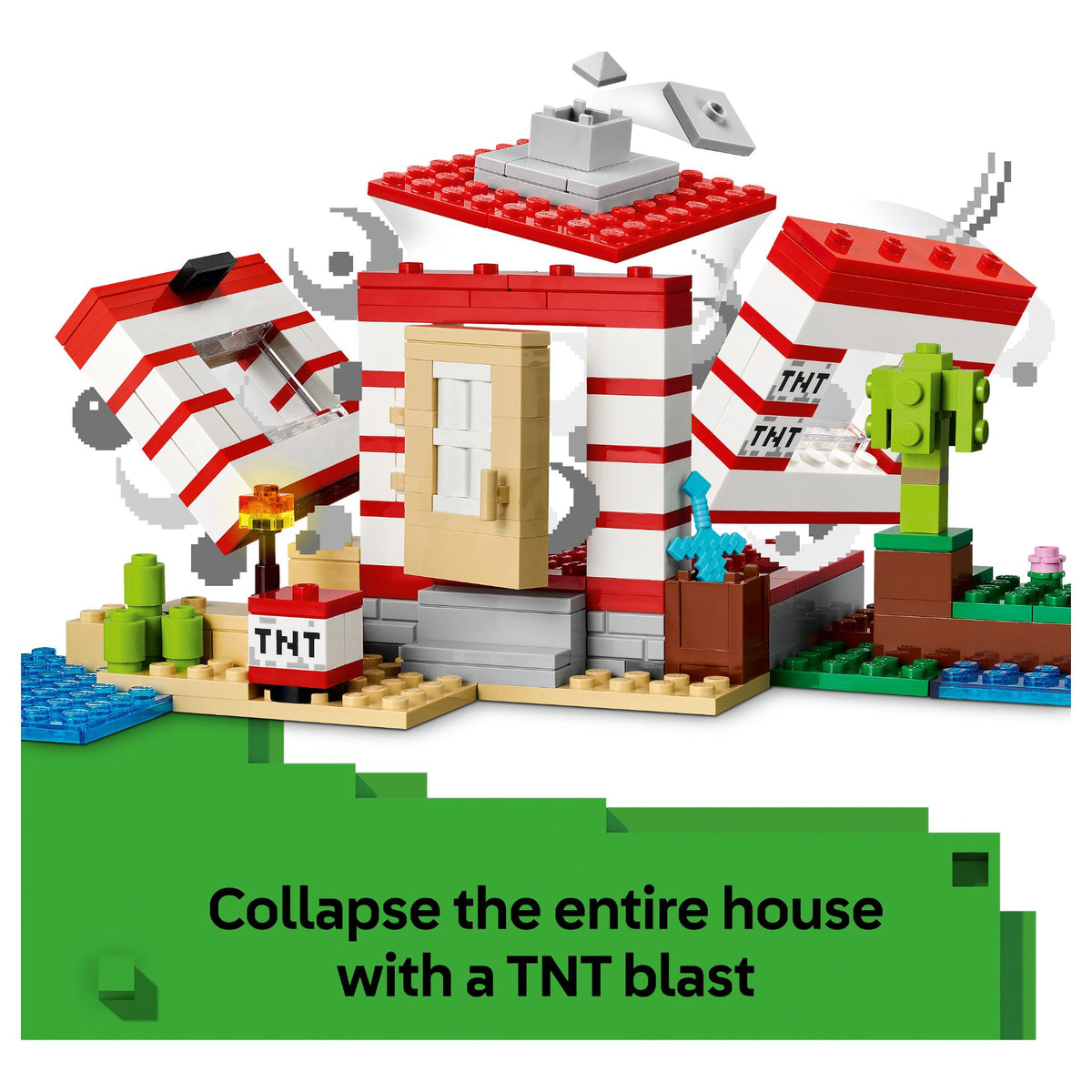 LEGO 21275 Minecraft Das TNT-Dschungelhaus