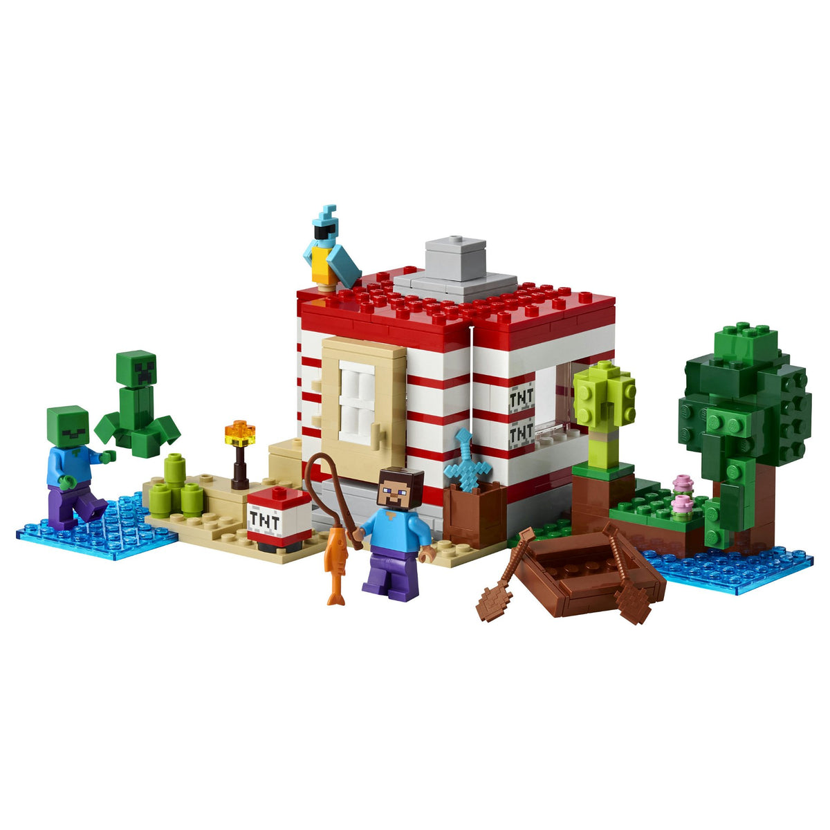 LEGO 21275 Minecraft Das TNT-Dschungelhaus