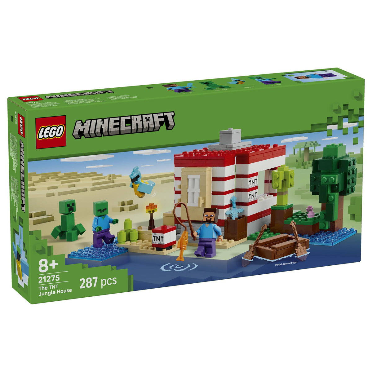LEGO 21275 Minecraft Das TNT-Dschungelhaus