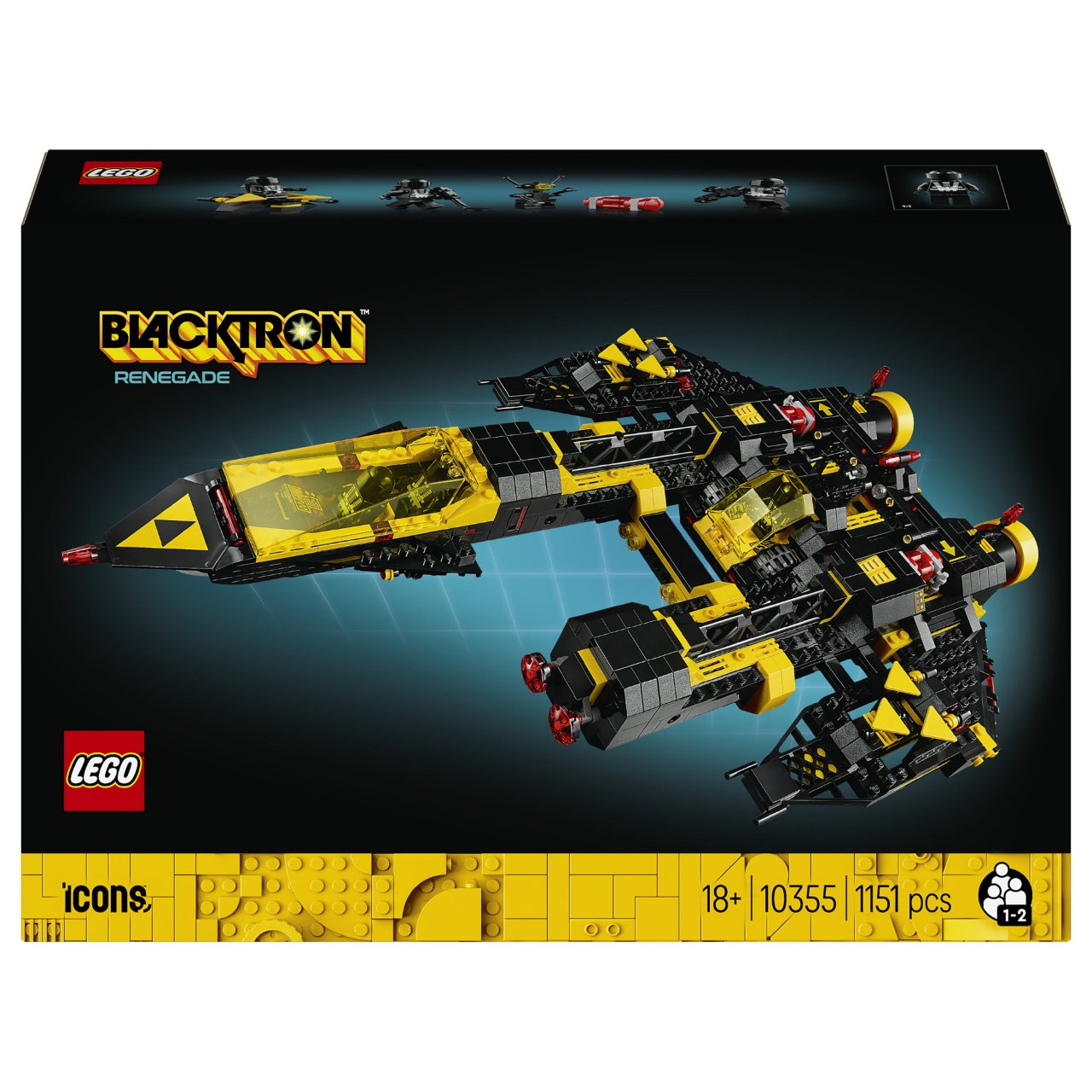 LEGO Icons 10355 Blacktron Renegade