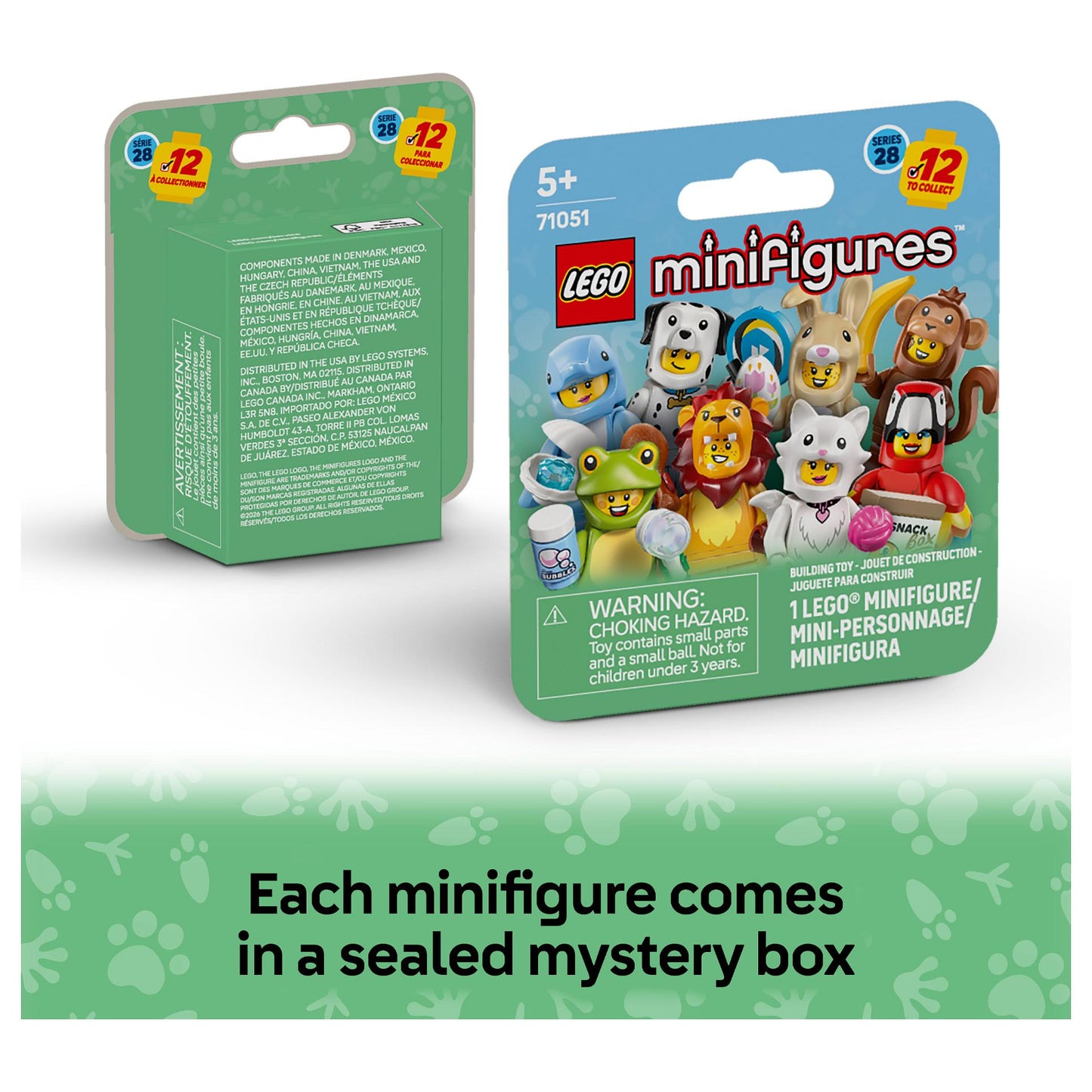 LEGO Minifiguren 71051 Tiere Serie 28