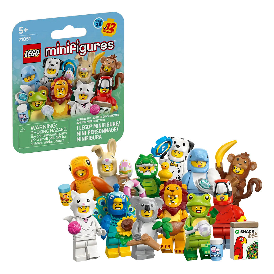 LEGO Minifiguren 71051 Tiere Serie 28