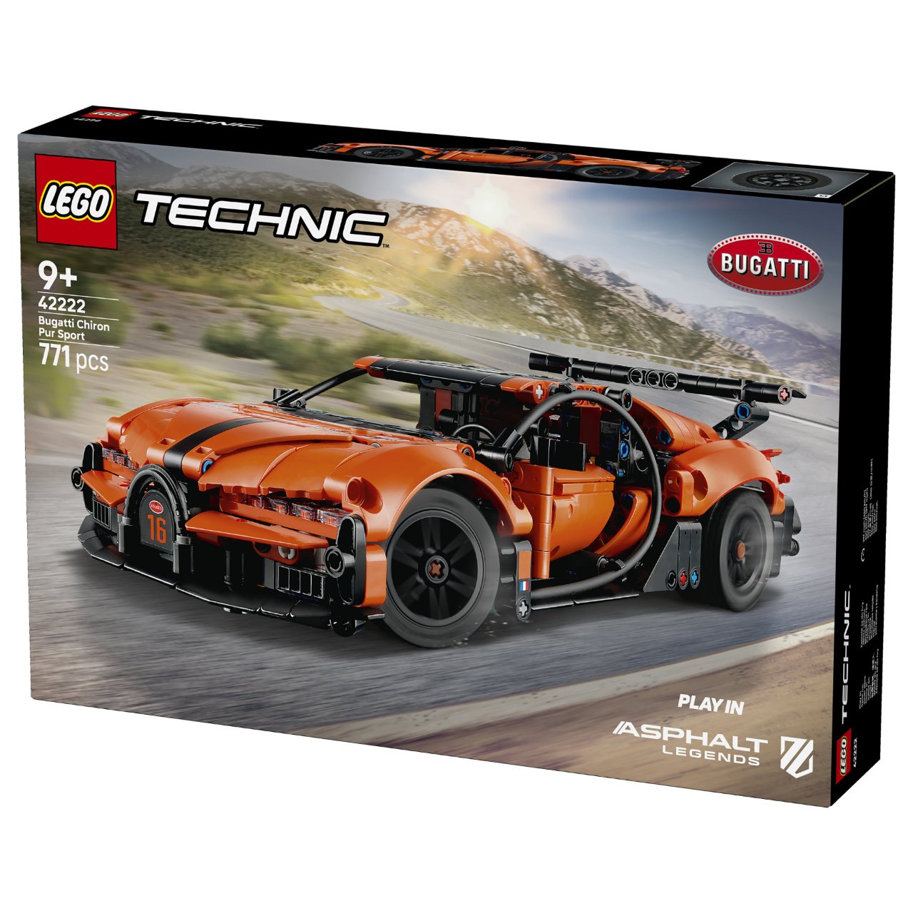 LEGO Technic 42222 Bugatti Chiron Pur Sport Hypercar
