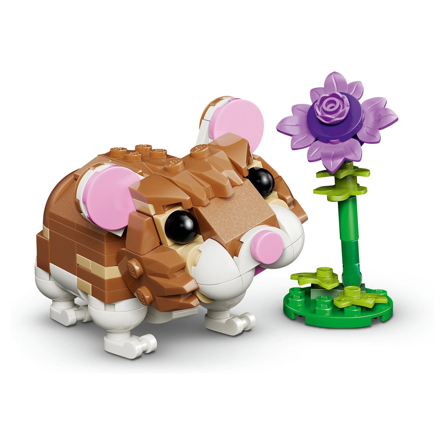 LEGO 31376 Creator 3-in-1 Niedlicher Hamster mit Blume
