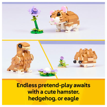 LEGO 31376 Creator 3-in-1 Niedlicher Hamster mit Blume