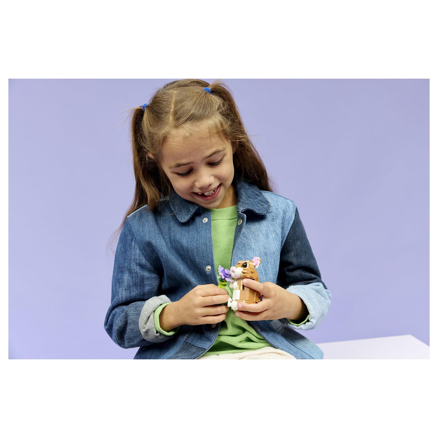 LEGO 31376 Creator 3-in-1 Niedlicher Hamster mit Blume