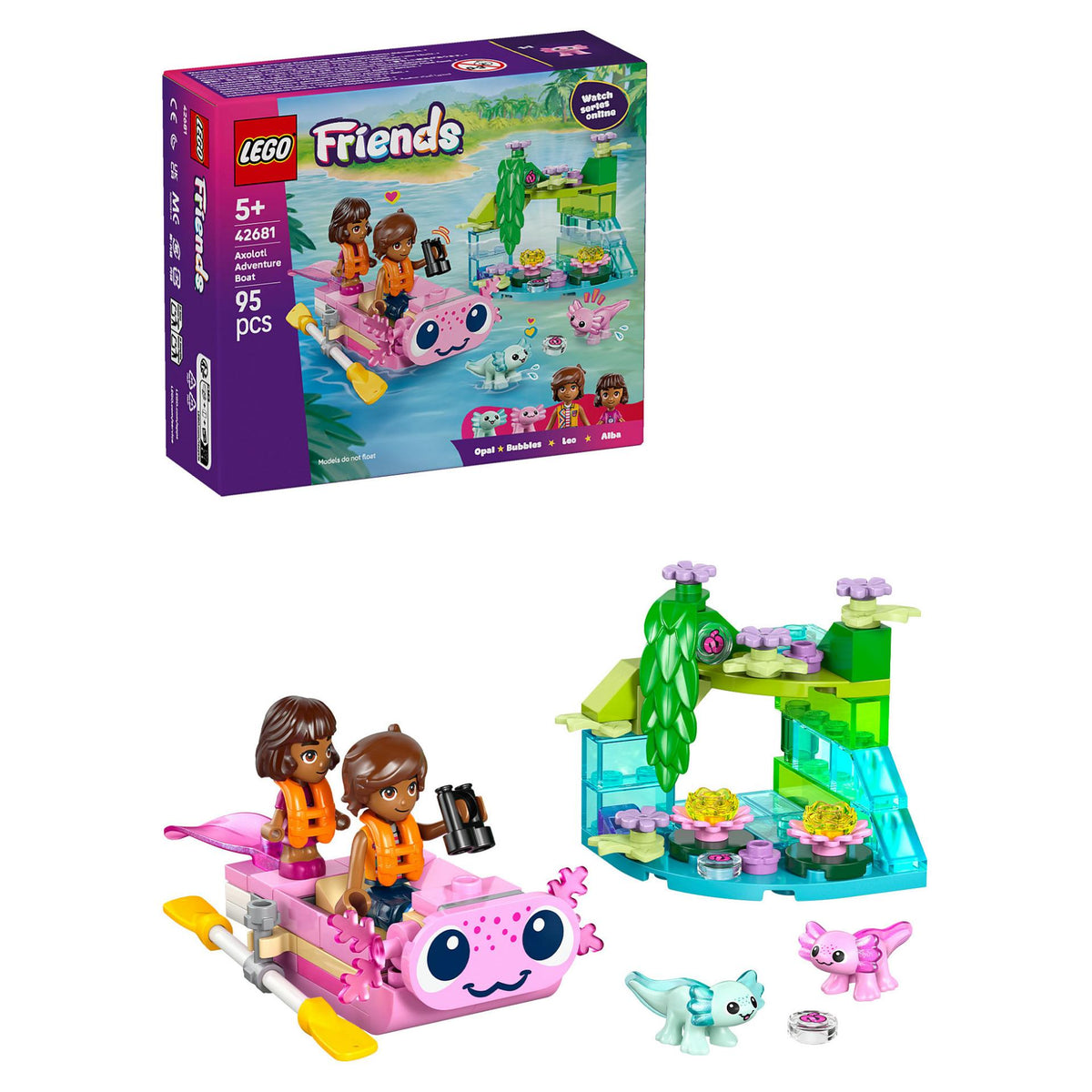 LEGO 42681 Friends Axolotl-Abenteuerboot