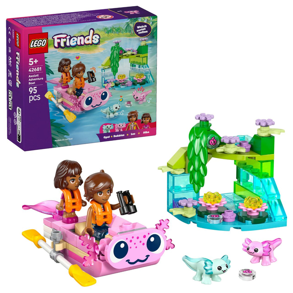 LEGO 42681 Friends Axolotl-Abenteuerboot