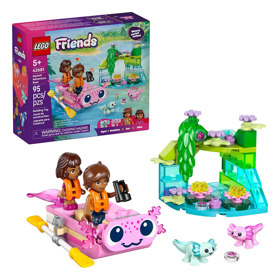 LEGO 42681 Friends Axolotl-Abenteuerboot