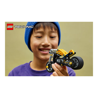 LEGO 42225 Technic Gelbes Motorrad