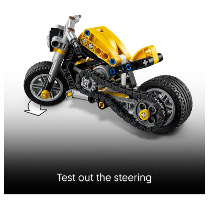 LEGO 42225 Technic Gelbes Motorrad