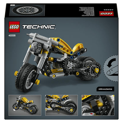 LEGO 42225 Technic Gelbes Motorrad
