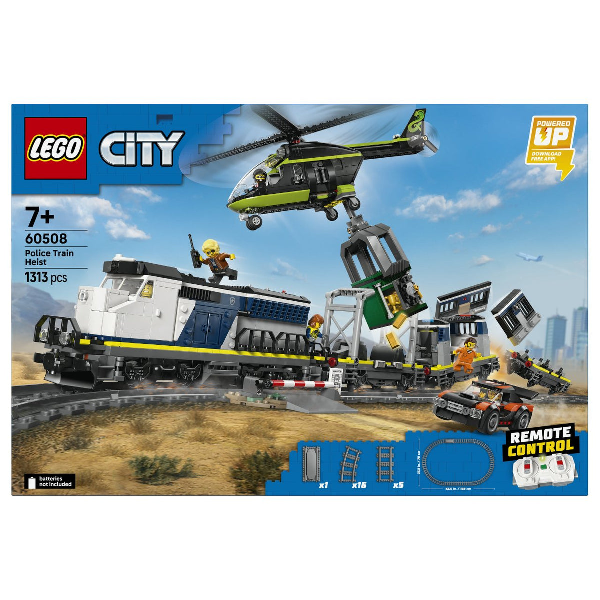 LEGO 60508 City berfall auf den Polizeizug