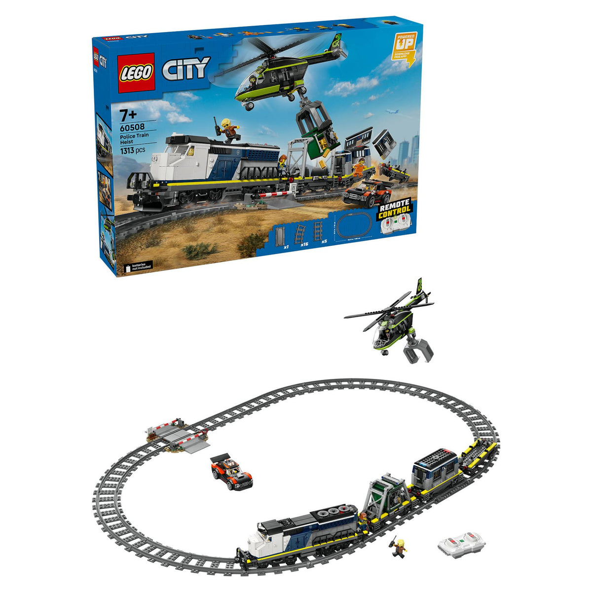 LEGO 60508 City berfall auf den Polizeizug