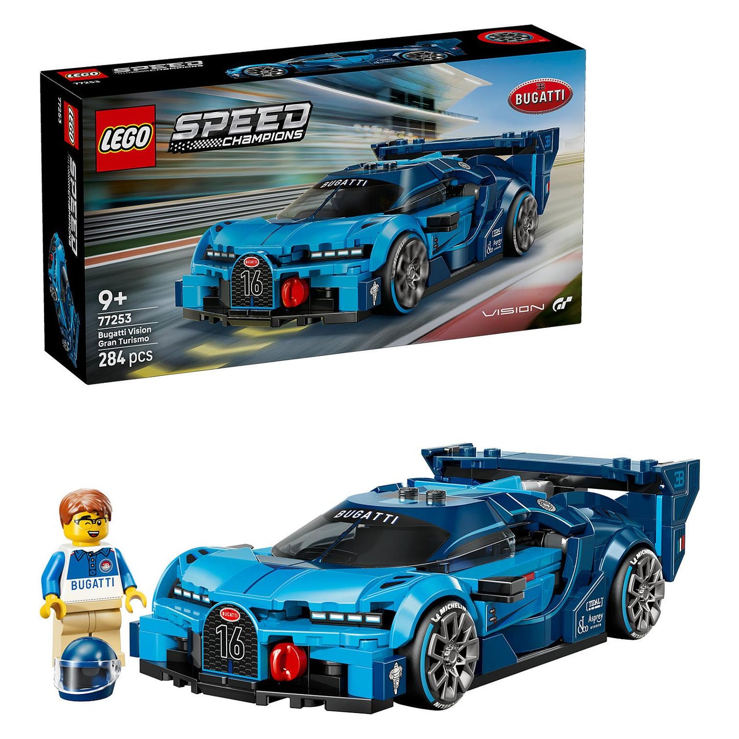 LEGO 77253 Speed Champions Bugatti Vision GT Hypersportwagen