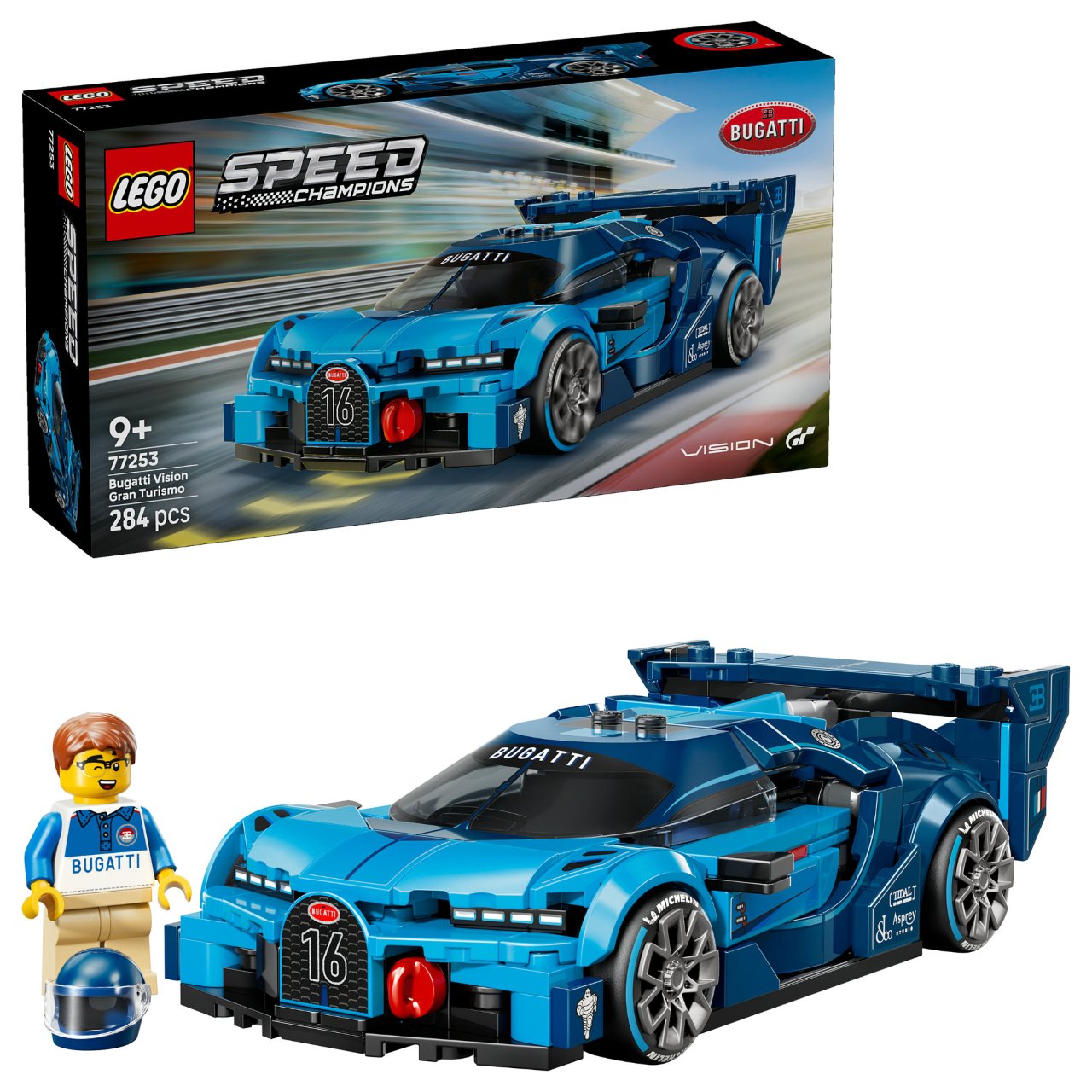 LEGO 77253 Speed Champions Bugatti Vision GT Hypersportwagen