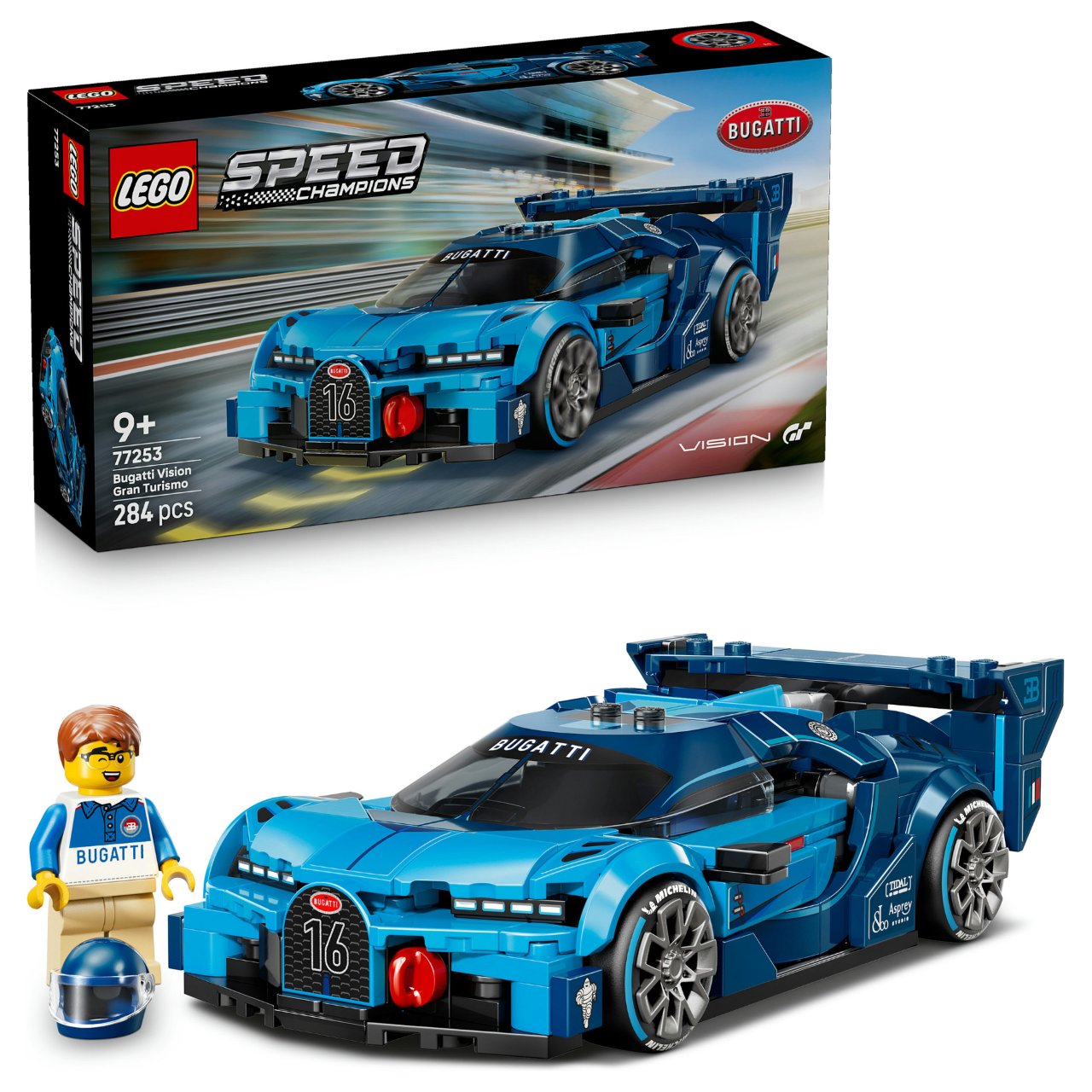 LEGO 77253 Speed Champions Bugatti Vision GT Hypersportwagen