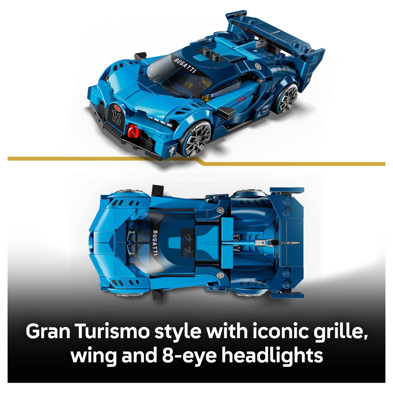 LEGO 77253 Speed Champions Bugatti Vision GT Hypersportwagen