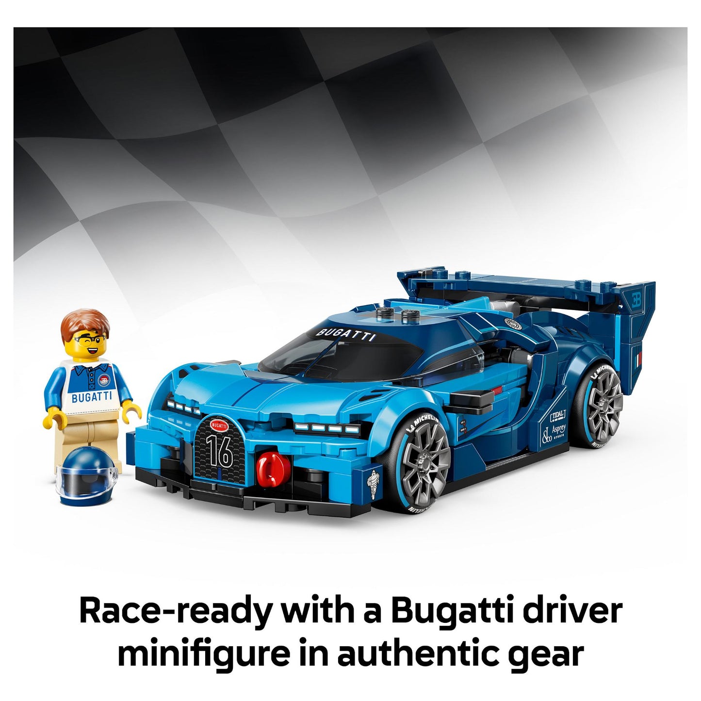 LEGO 77253 Speed Champions Bugatti Vision GT Hypersportwagen