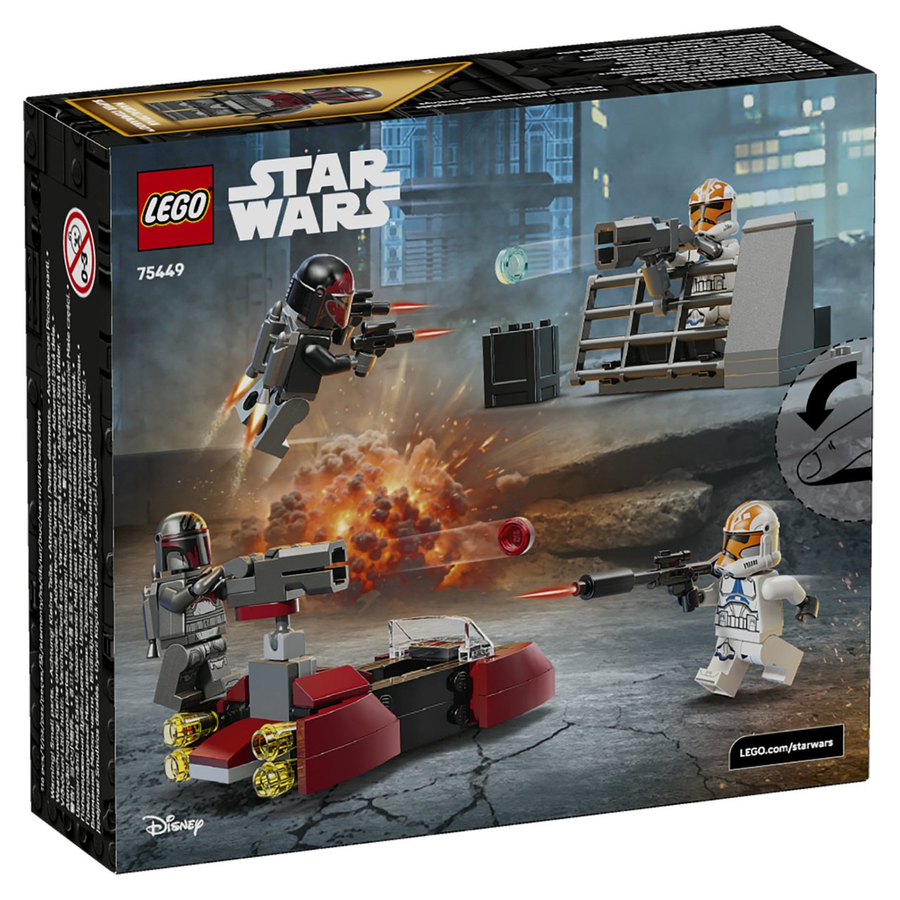 LEGO 75449 Star Wars Belagerung von Mandalore Battle Pack