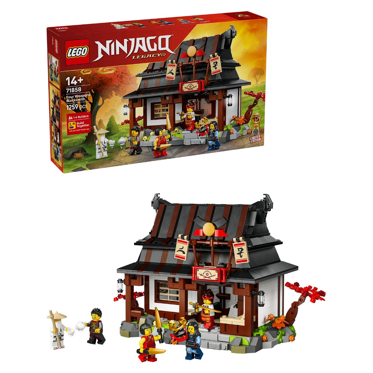 LEGO 71858 Ninjago 15-jhriges Jubilum der Vier-Waffen-Schmied