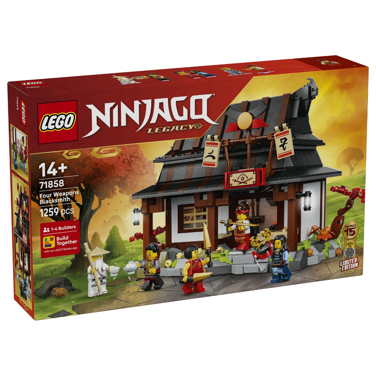 LEGO 71858 Ninjago 15-jhriges Jubilum der Vier-Waffen-Schmied