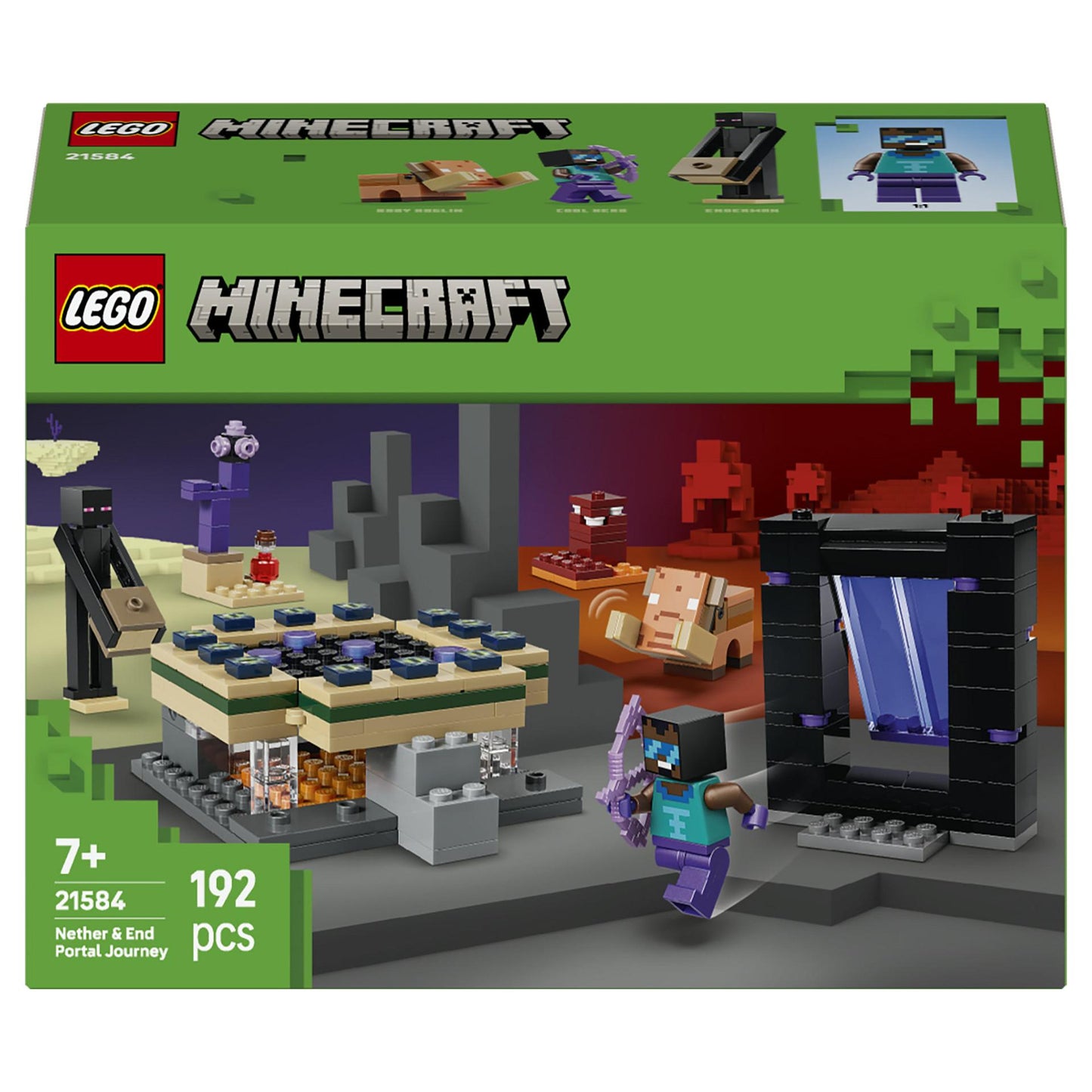 LEGO 21584 Minecraft Reise durch Nether und Endportal