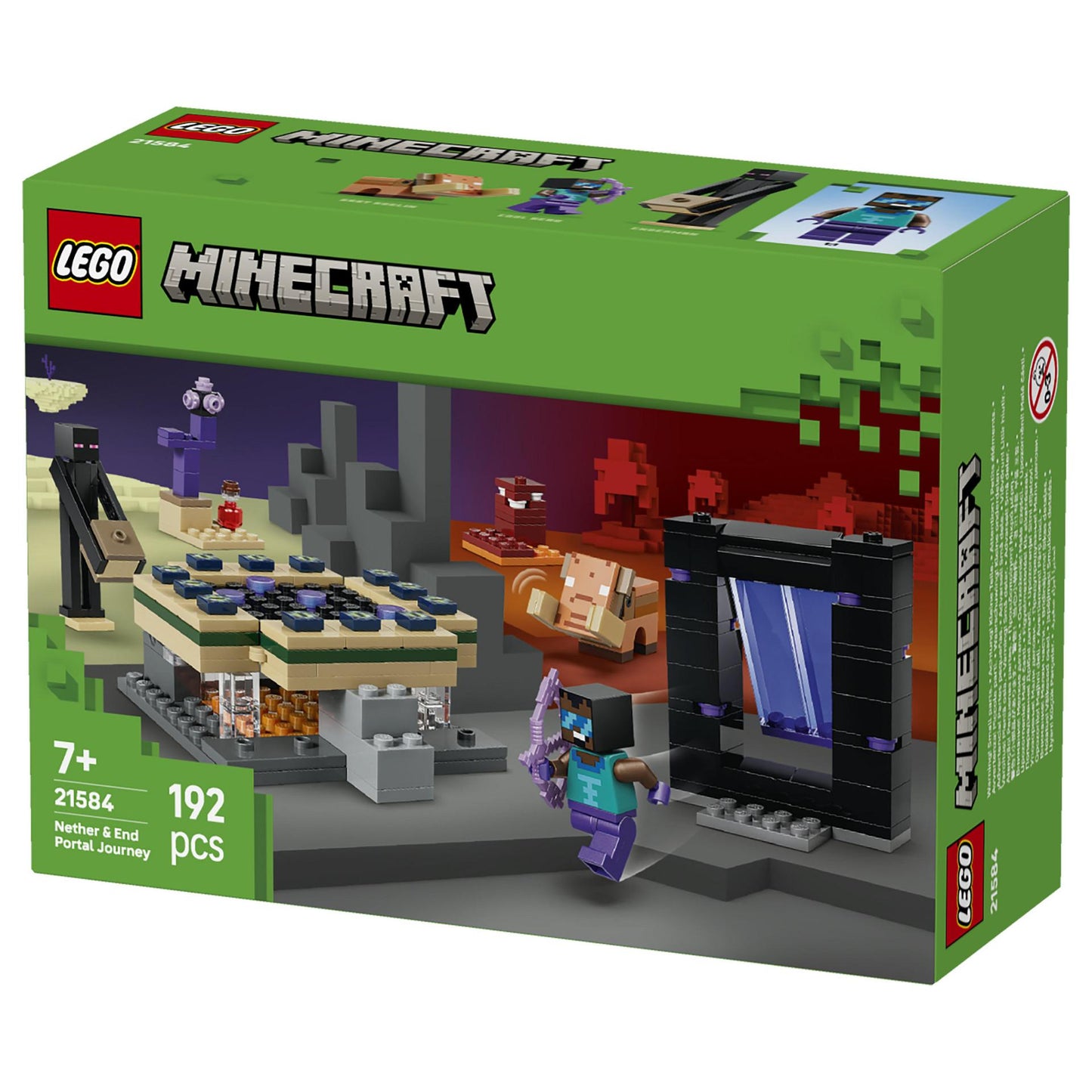 LEGO 21584 Minecraft Reise durch Nether und Endportal