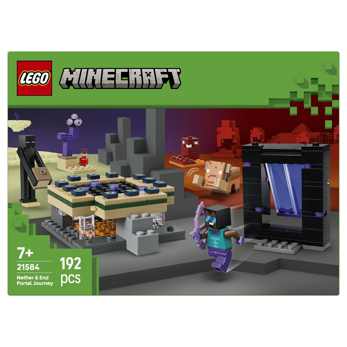 LEGO 21584 Minecraft Reise durch Nether und Endportal