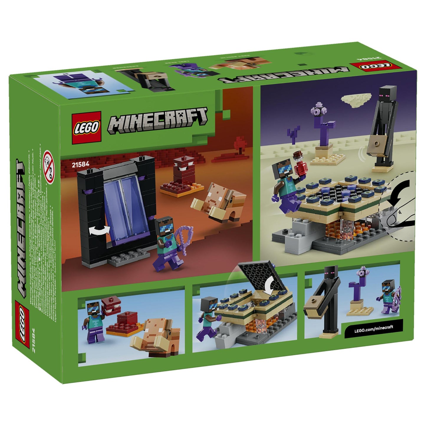 LEGO 21584 Minecraft Reise durch Nether und Endportal