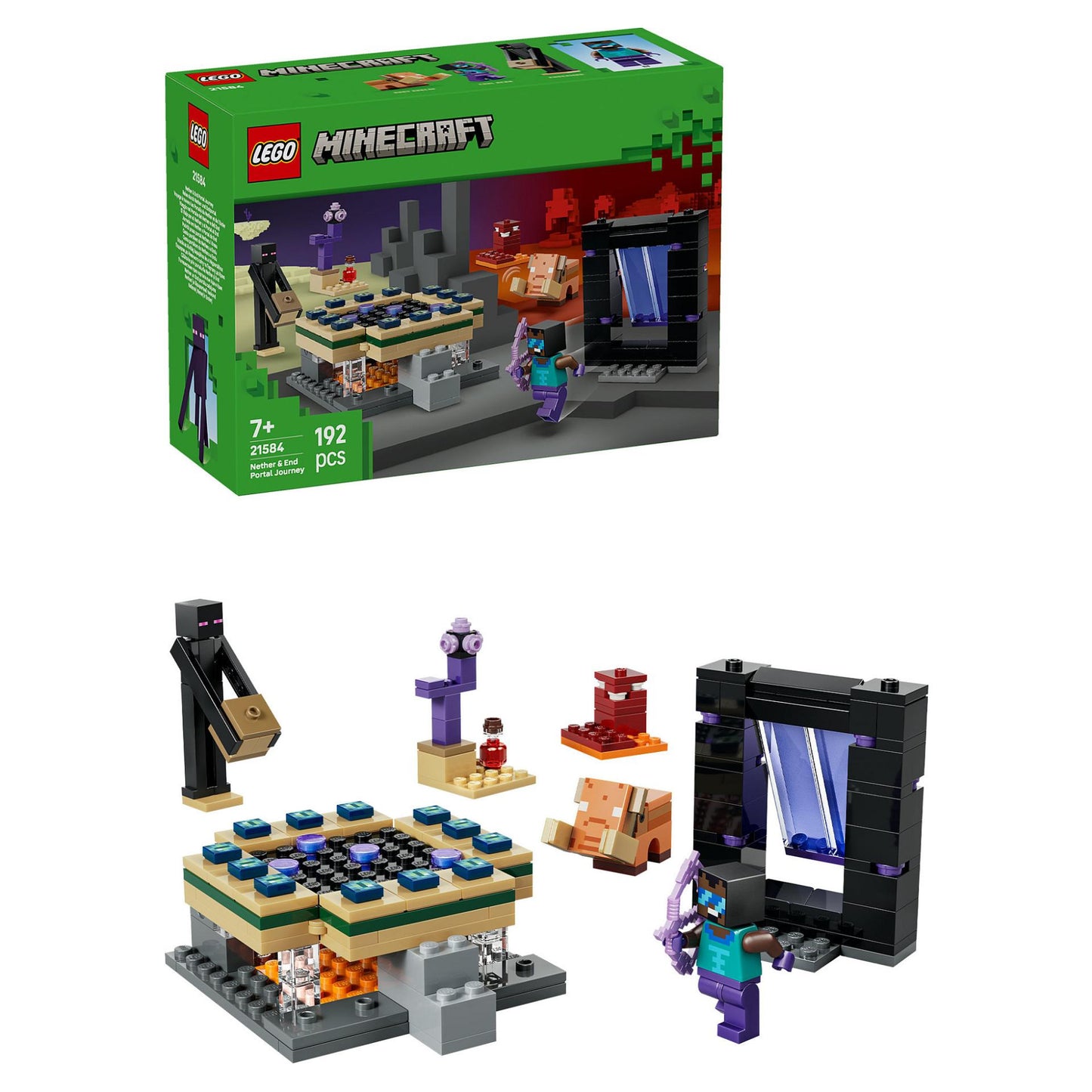 LEGO 21584 Minecraft Reise durch Nether und Endportal