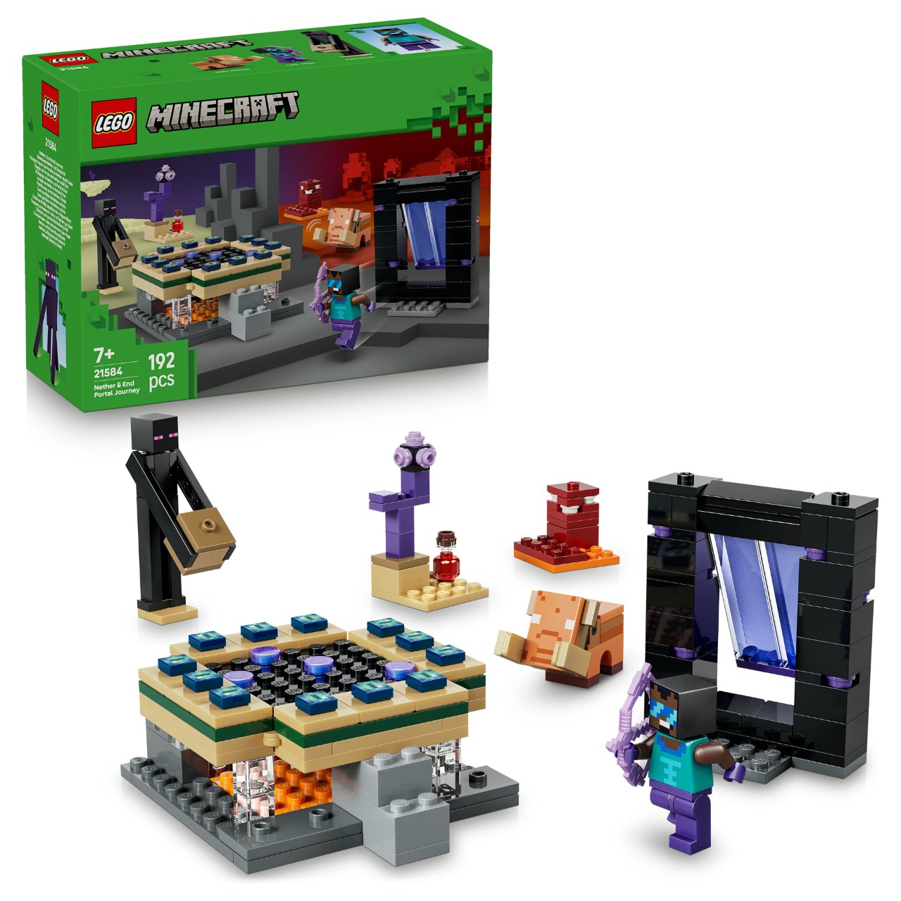 LEGO 21584 Minecraft Reise durch Nether und Endportal