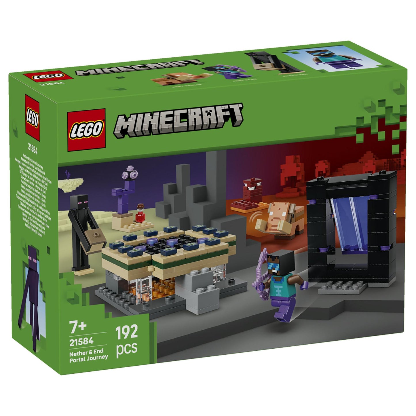 LEGO 21584 Minecraft Reise durch Nether und Endportal