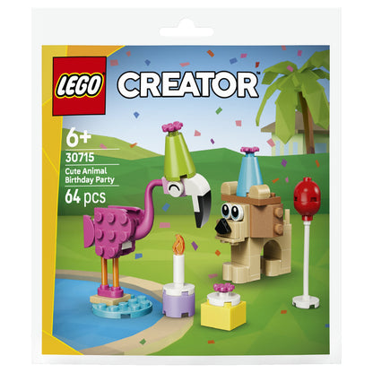 LEGO 30715 Creator Niedliche Tiere Feiern Geburtstag (Polybag)