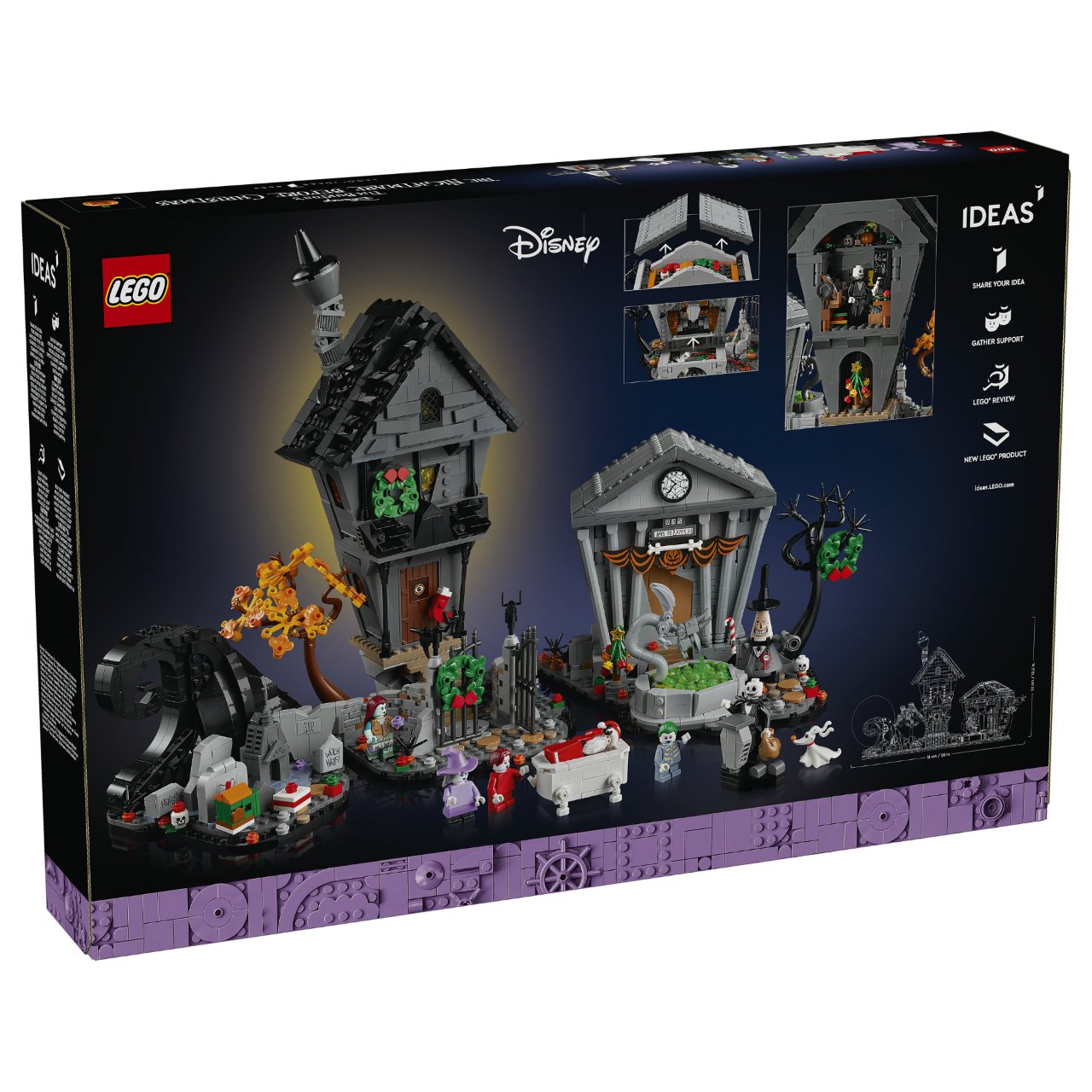 LEGO Ideas 21351 Tim Burtons Film Nightmare Before Christmas