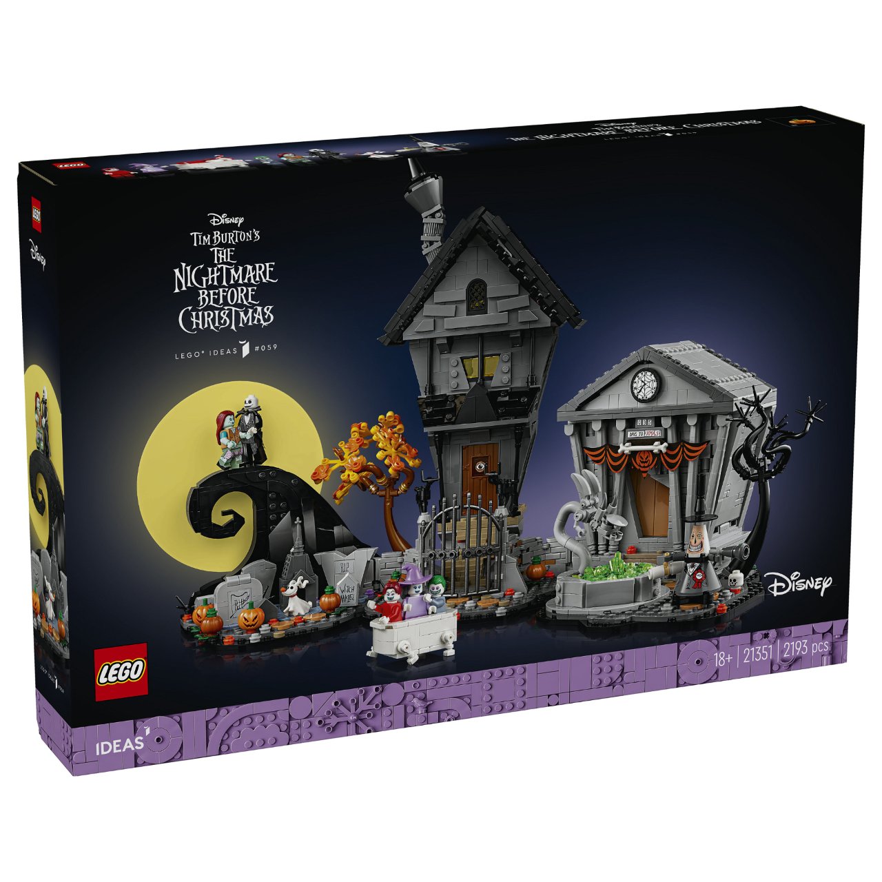 LEGO Ideas 21351 Tim Burtons Film Nightmare Before Christmas