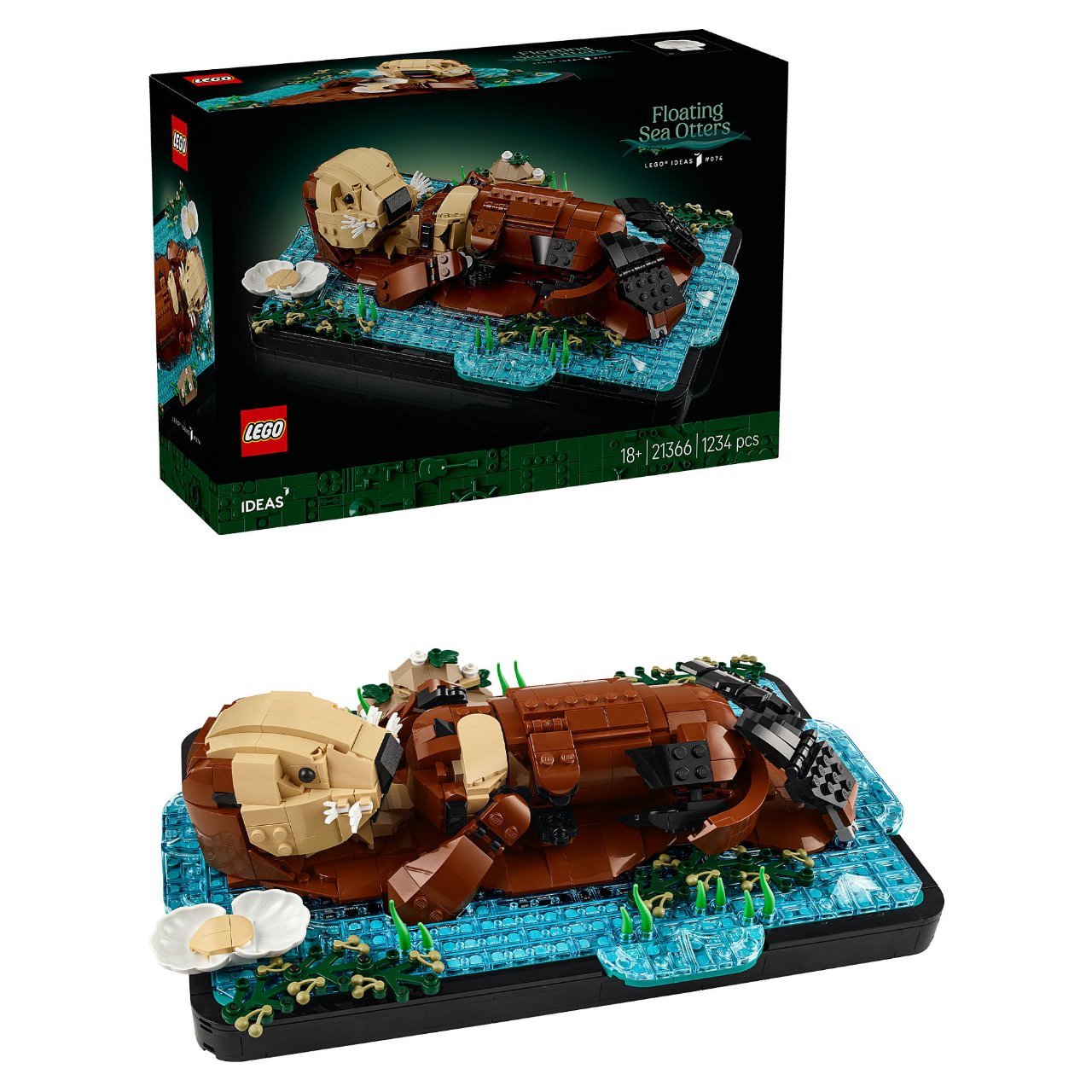 LEGO 21366 Ideas Schwimmende Otter