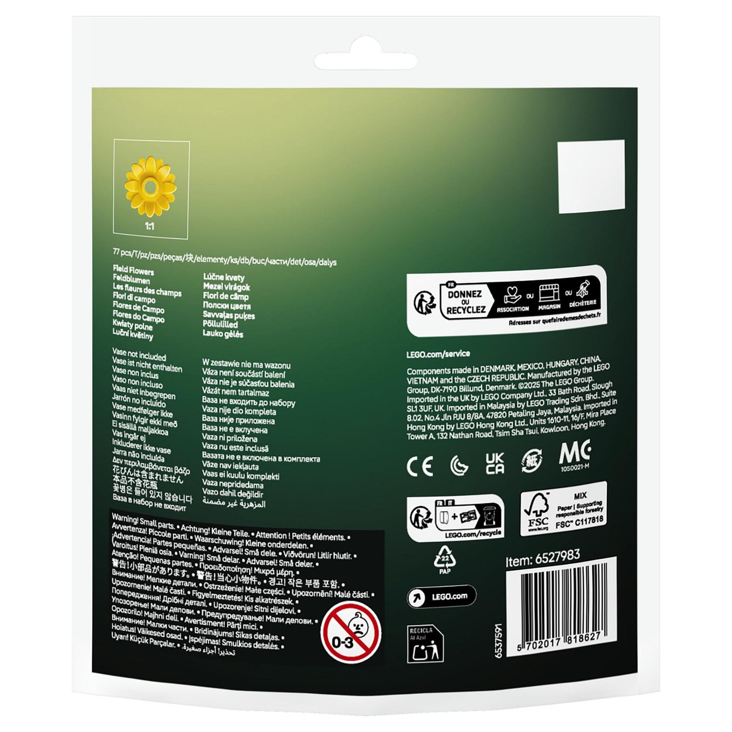 LEGO 30701 Botanicals Feldblumen
