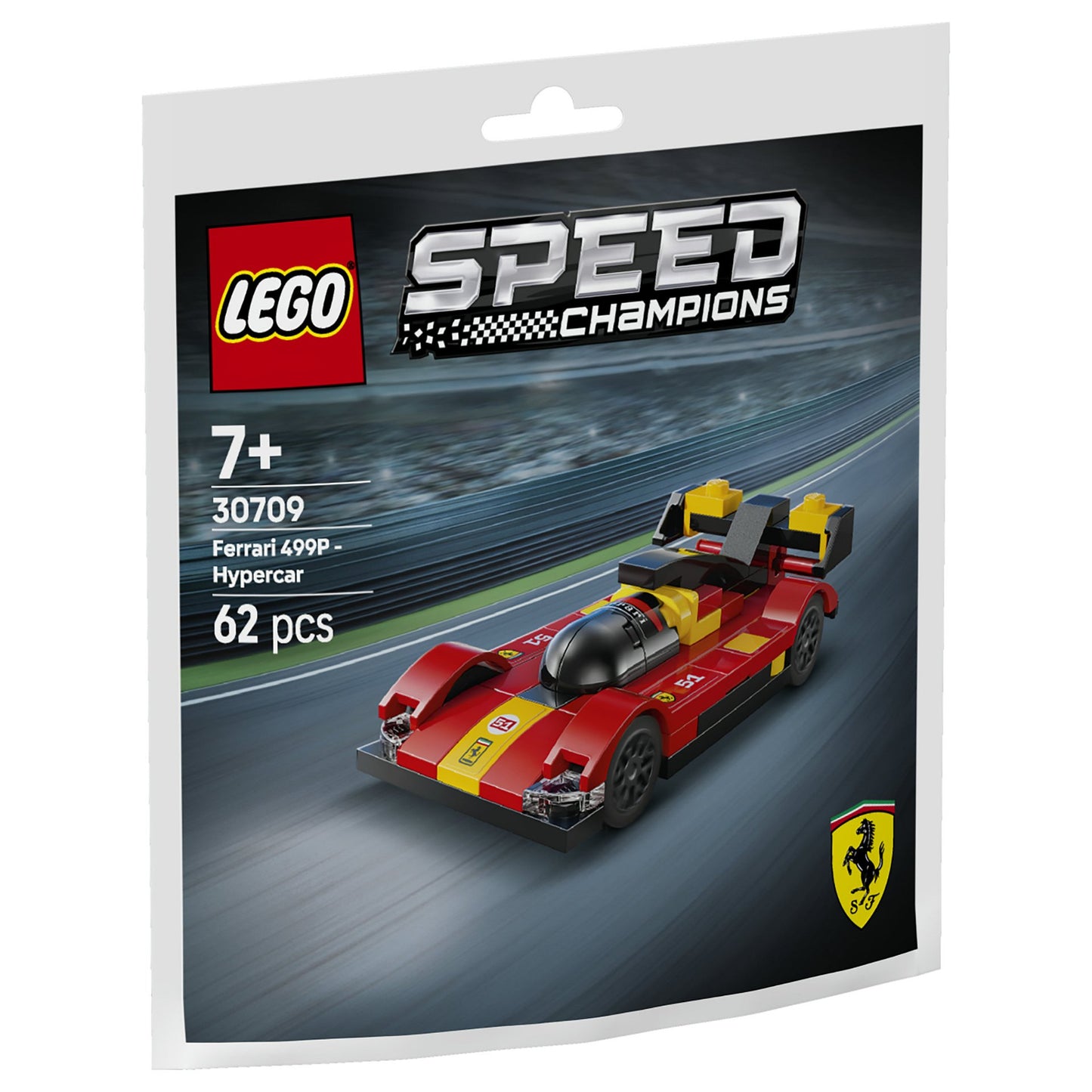 LEGO 30709 Speed Champions Ferrari 499P Supersportwagen (Polybag)