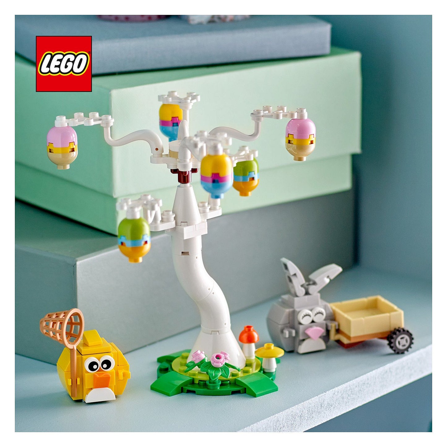 LEGO 40808 Osterhase und Ostereiersuche