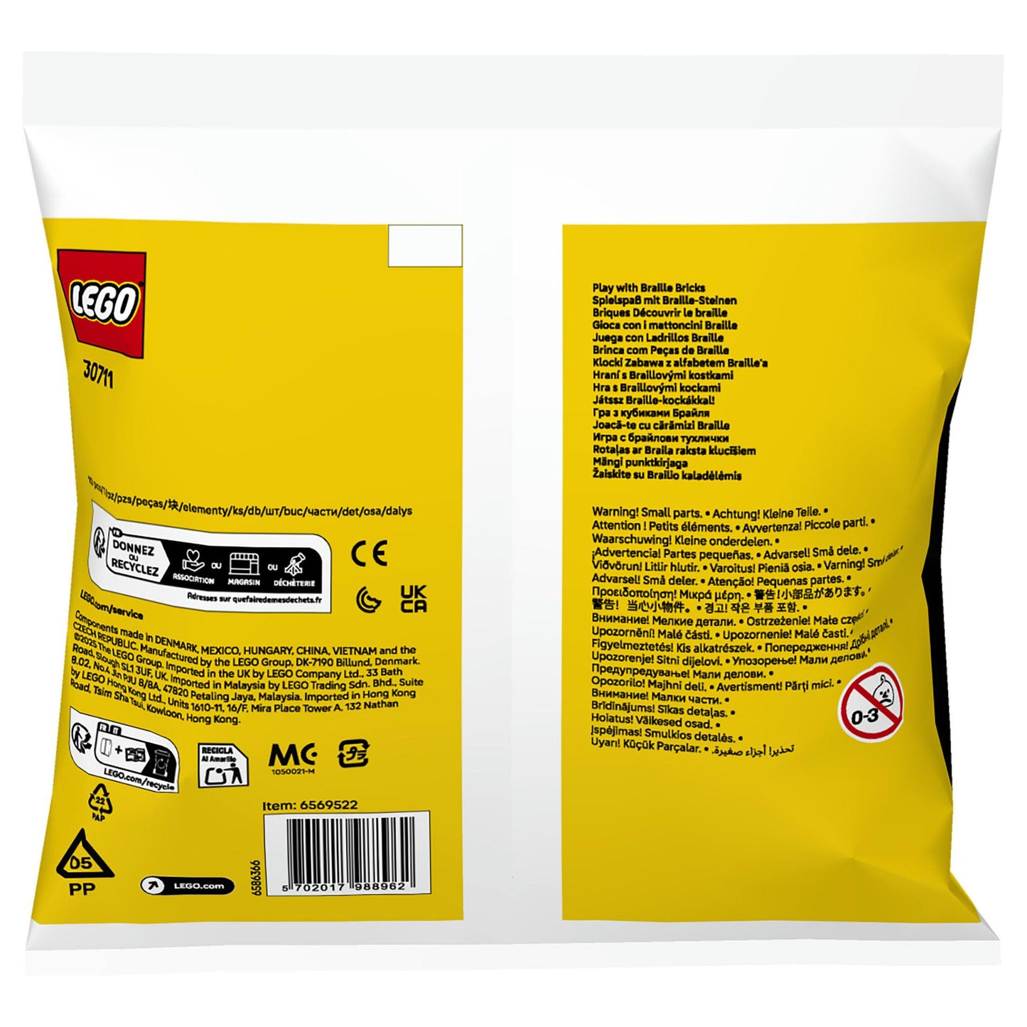 LEGO 30711 Spielspa mit Braille-Steinen (Polybag)
