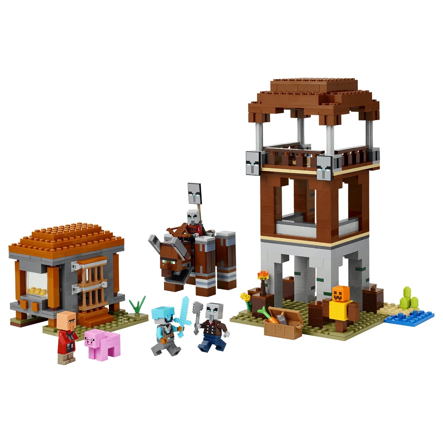 LEGO 21278 Minecraft Ein Verwster am Plnderer-Auenposten