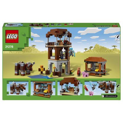 LEGO 21278 Minecraft Ein Verwster am Plnderer-Auenposten