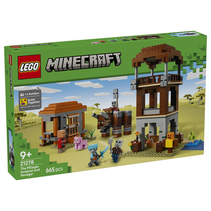 LEGO 21278 Minecraft Ein Verwster am Plnderer-Auenposten