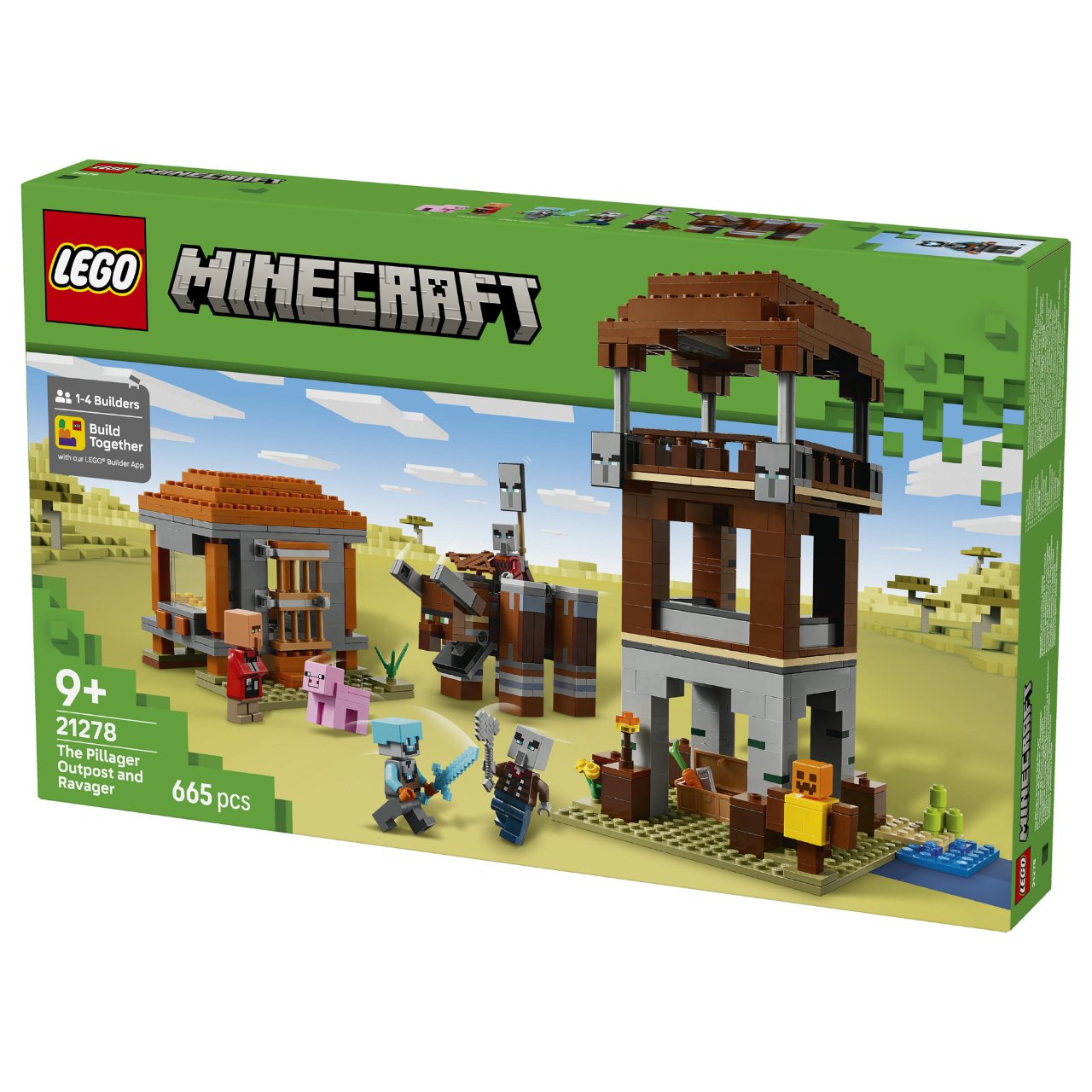 LEGO 21278 Minecraft Ein Verwster am Plnderer-Auenposten