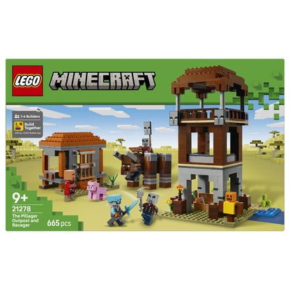 LEGO 21278 Minecraft Ein Verwster am Plnderer-Auenposten