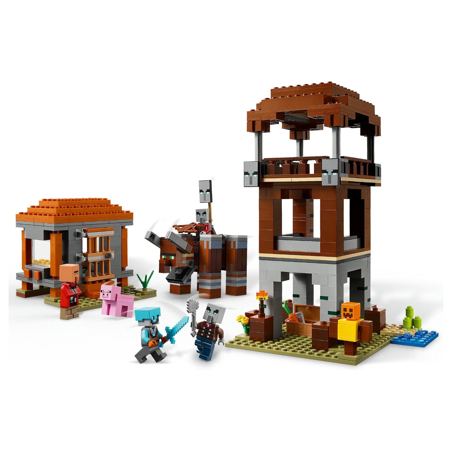 LEGO 21278 Minecraft Ein Verwster am Plnderer-Auenposten