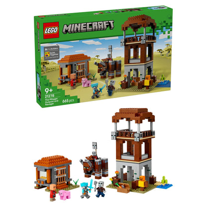 LEGO 21278 Minecraft Ein Verwster am Plnderer-Auenposten