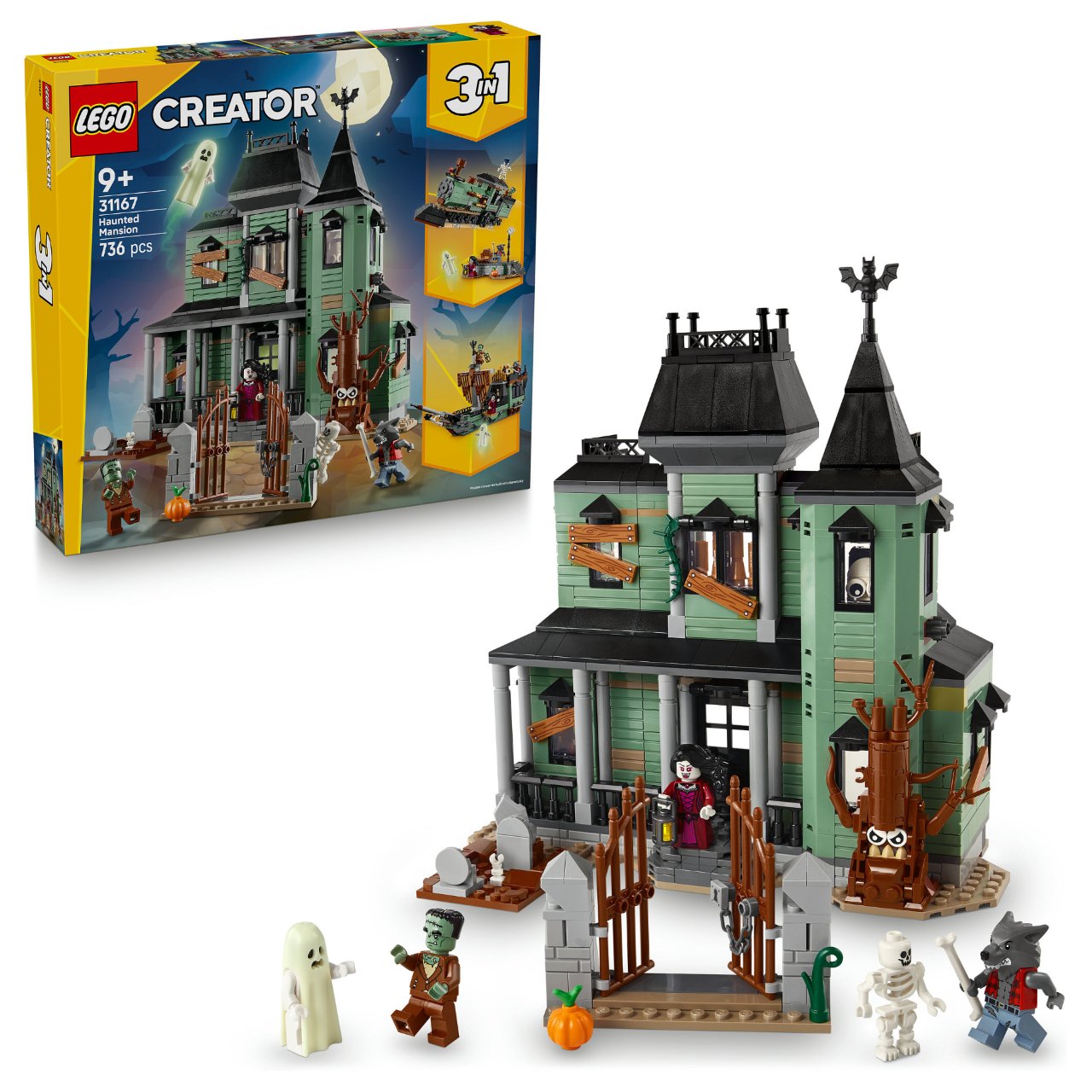 LEGO 31167 Creator 3-in-1 Geisterhaus