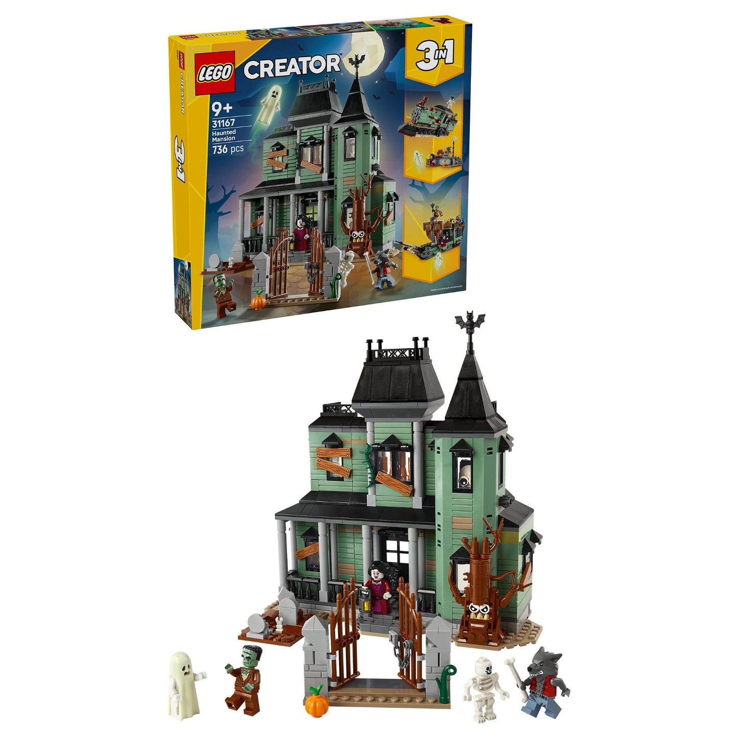 LEGO 31167 Creator 3-in-1 Geisterhaus